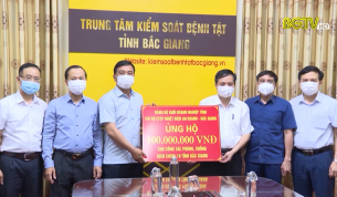 Tỉnh Bắc Giang và các địa phương tiếp nhận ủng hộ phòng chống dịch 