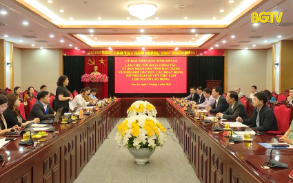 Bắc Giang - Sơn La hợp tác thu hút lao động, giải quyết việc làm 