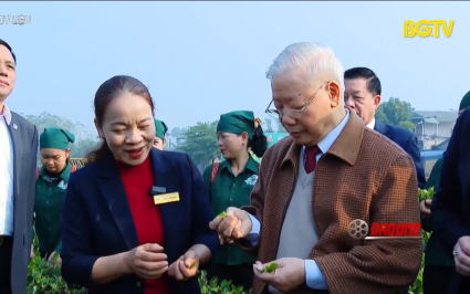 Tình cảm của nông dân Bắc Giang với Tổng Bí thư Nguyễn Phú Trọng 