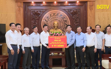 Tỉnh Đồng Nai hỗ trợ tỉnh Bắc Giang 4 tỷ đồng khắc phục thiệt hại bão số 3 