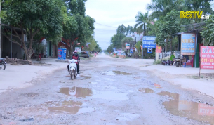 Tỉnh lộ 294 xuống cấp gây mất ATGT, ảnh hưởng đến đời sống của nhân dân