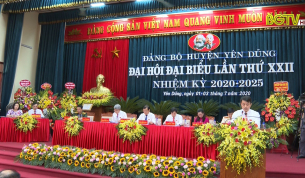 Tổ chức thành công Đại hội Đại biểu Đảng bộ huyện Yên Dũng lần thứ XXII