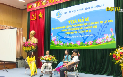 Toạ đàm phòng chống bạo lực gia đình, bạo lực giới 