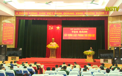 Tọa đàm xây dựng luật phòng thủ dân sự