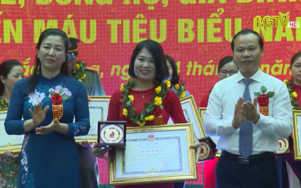 Tôn vinh tập thể, dòng họ, gia đình, cá nhân hiến máu tiêu biểu 