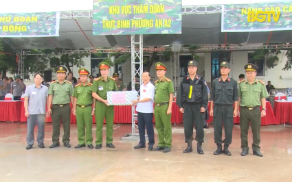 Tổng duyệt diễn tập khu vực phòng thủ huyện Việt Yên 