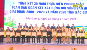 Tổng kết 20 năm phong trào toàn dân xây dựng đời sống văn hóa