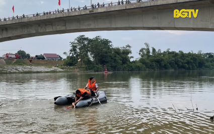 TP. Bắc Giang: Bé trai tử vong trên sông Thương