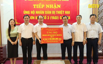 TP. Bắc Giang hỗ trợ đợt 2 khắc phục thiệt hại do bão số 3
