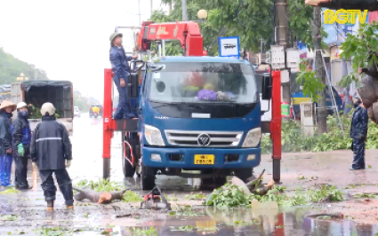 TP. Bắc Giang khắc phục nhanh ảnh hưởng của siêu bão