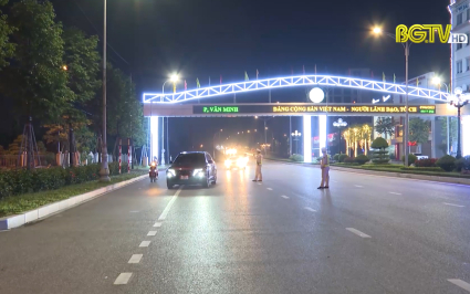 TP. Bắc Giang: Xử lý nghiêm lái xe vi phạm nồng độ cồn 