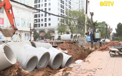 Thành phố Bắc Giang chủ động ứng phó với ngập úng cục bộ 