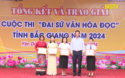 Trao giải cuộc thi “Đại sứ văn hoá đọc” năm 2024