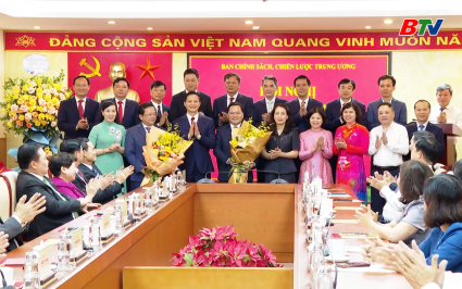 Ban Chính sách, Chiến lược Trung ương công bố quyết định về công tác cán bộ 