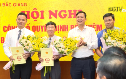 Trao Quyết định bổ nhiệm cán bộ