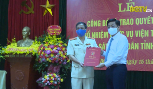 Trao quyết định bổ nhiệm Viện trưởng VKSND tỉnh Bắc Giang 