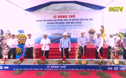 Triển khai thi công xây dựng cầu Đồng Việt, huyện Yên Dũng