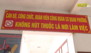 Trụ sở UBND Phường không khói thuốc