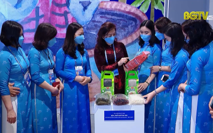 Trưng bày sản phẩm OCOP tại Đại hội Đại biểu phụ nữ toàn quốc lần thứ XIII