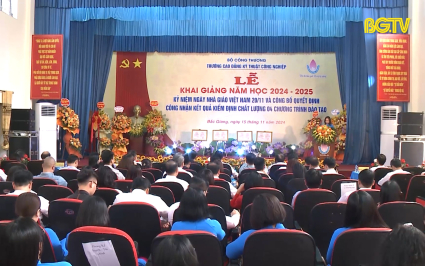 Trường Cao đẳng Kỹ Thuật Công Nghiệp khai giảng năm học mới