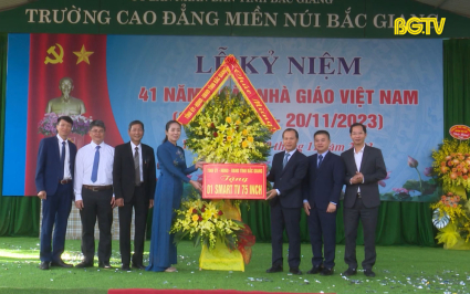 Trường Cao đẳng miền núi Bắc Giang kỷ niệm ngày nhà giáo Việt Nam