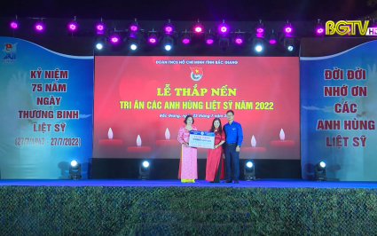Tuổi trẻ Bắc Giang tri ân các anh hùng liệt sỹ, người có công