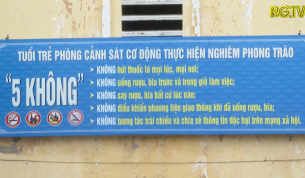 Tuổi trẻ Công an tỉnh phòng chống tác hại thuốc lá
