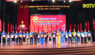 Tuyên dương 90 Đảng viên trẻ tiêu biểu tỉnh Bắc Giang