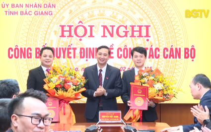 Công bố Quyết định về công tác cán bộ