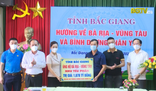 Ủng hộ 130 tấn hàng hóa cho Bình Dương và Bà Rịa Vũng Tàu