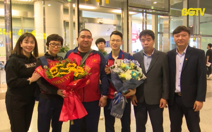 VĐV Wushu Bắc Giang xuất sắc giành ngôi vô địch thế giới 