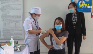 Việt Yên: 59 cán bộ, nhân viên y tế được tiêm vắc xin phòng Covid- 19