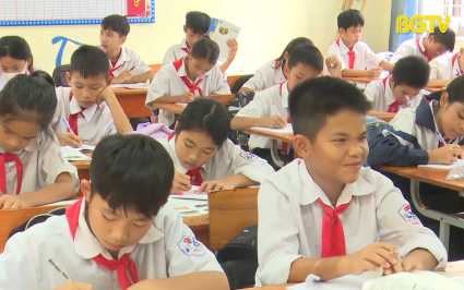 Việt Yên chủ động thực hiện tiêu chí trường học 