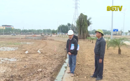Việt Yên đầu tư xây dựng công trình làm đẹp cảnh quan khu công nghiệp