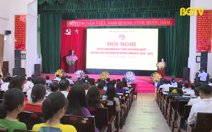 Việt Yên sơ kết giữa nhiệm kỳ Đại hội XXIII Đảng bộ huyện 