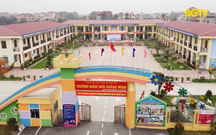 Việt Yên tăng cường cơ sở vật chất trường học