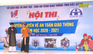 Vòng chung kết Hội thi tuyên truyền về ATGT năm học 2020 - 2021