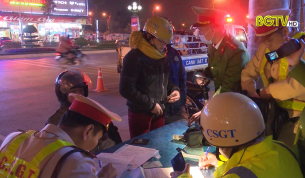 Xử lý vi phạm nồng độ cồn trên địa bàn Thành phố Bắc Giang