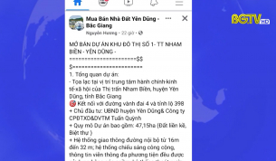 Xử phạt đăng thông tin sai sự thật về giao bán đất