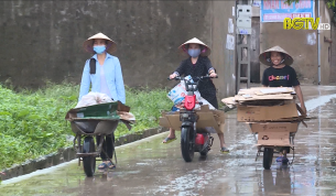 Yên Dũng: Hiệu quả mô hình phân loại rác thải tại xã Hương Gián