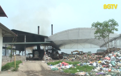 Yên Dũng: Nhà máy xử lý rác gây ảnh hưởng tới sản xuất