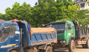 Yên Dũng tăng cường quản lý khai thác đất san lấp
